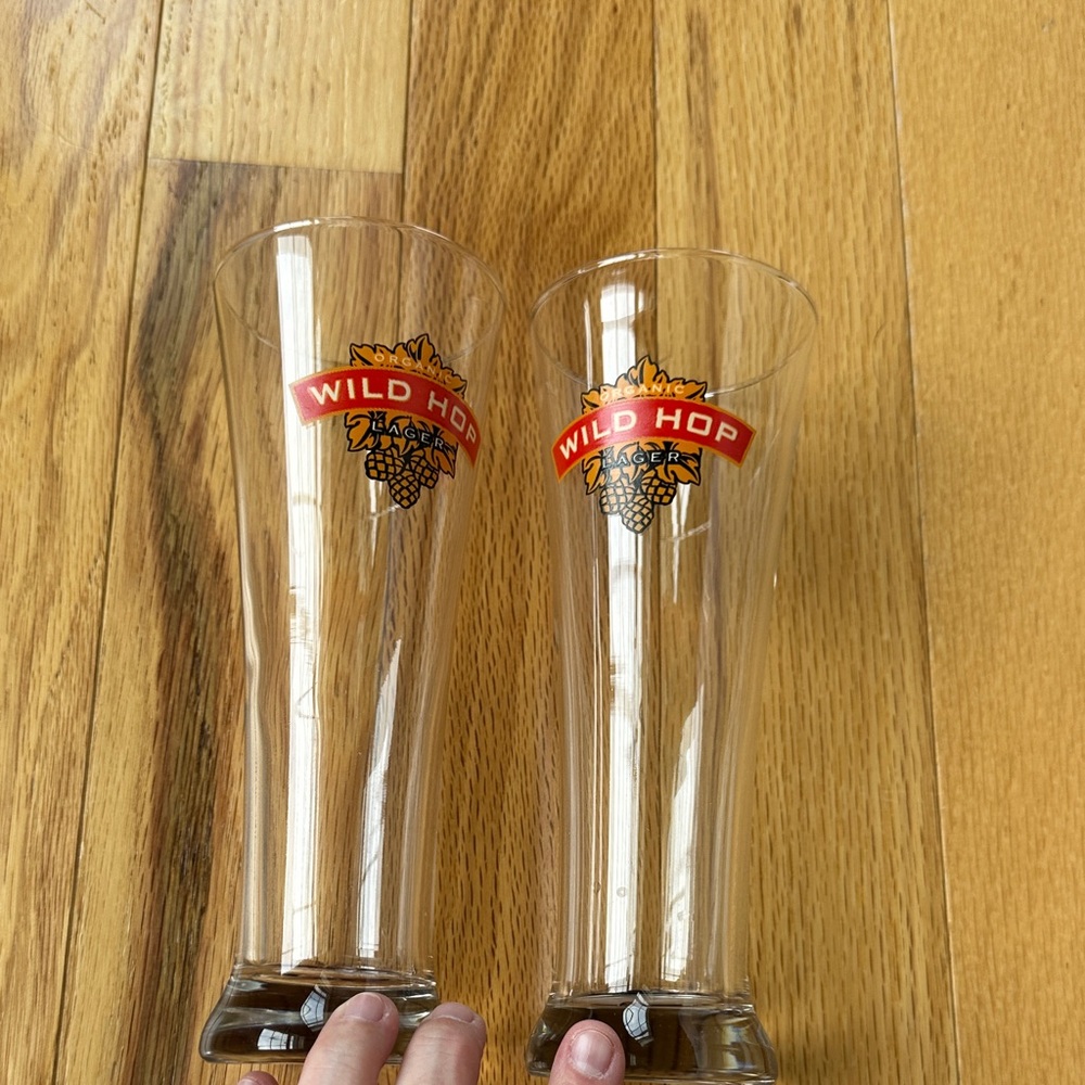 Wild Hop Lager Glass Beer Mugs